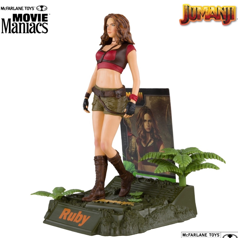 McFarlane Toys - Movie Maniacs Ruby Roundhouse (Jumanji) 6in Posed Figure - Picture 12 of 14